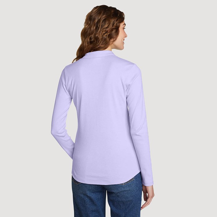 Women's Favorite Long-Sleeve Collared T-Shirt