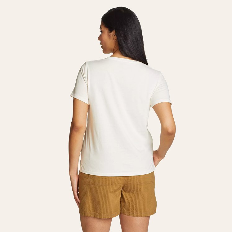 Women's Everyday Essentials Embroidered Pocket T-Shirt