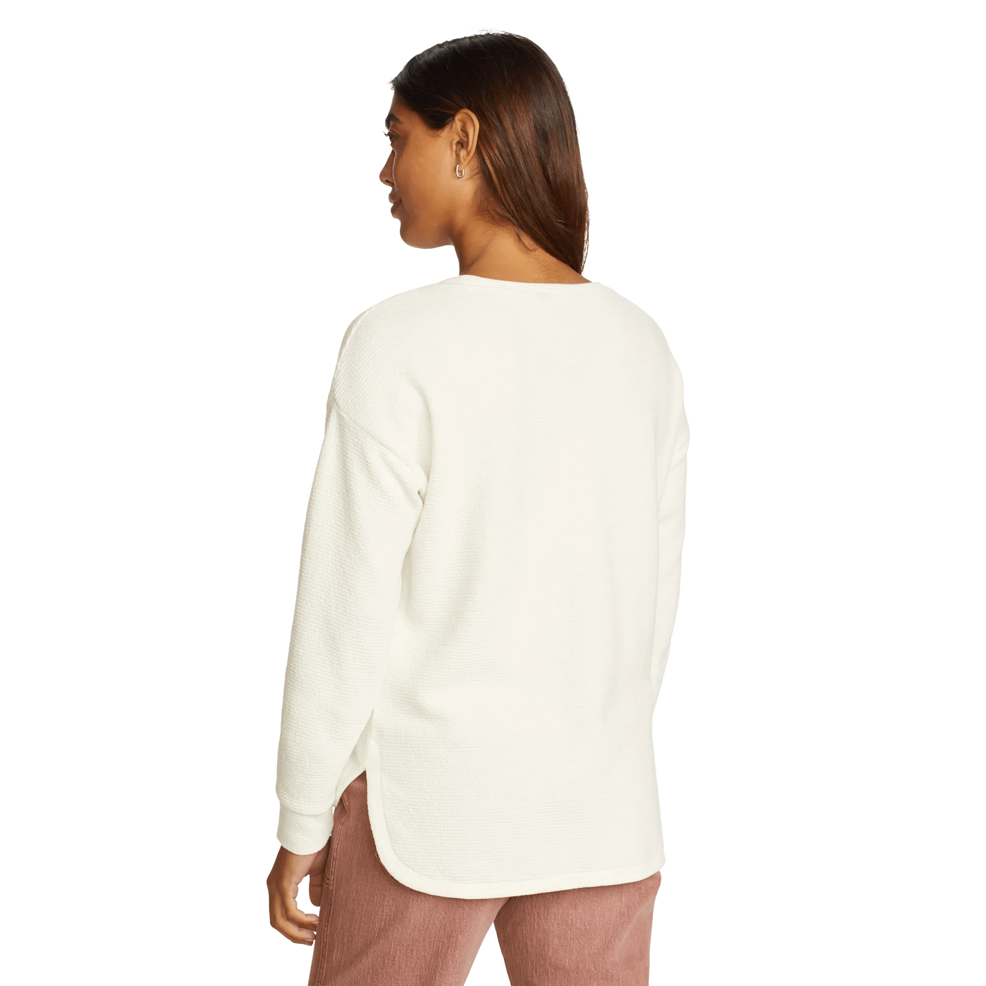 Freeland Textured Cotton Crewneck