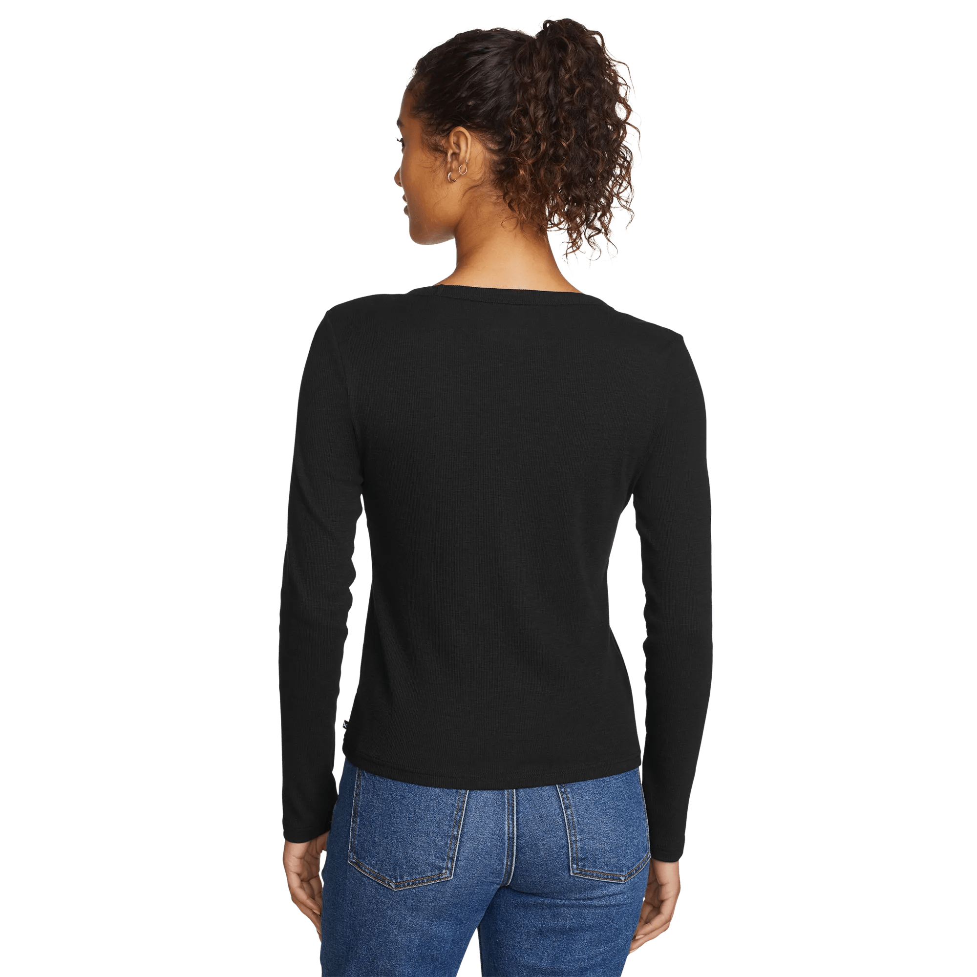 Infinity Slub Long-Sleeve Crew
