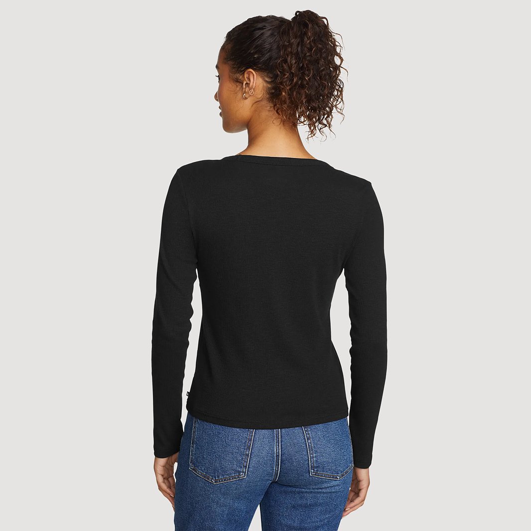 Women's Infinity Slub Long-Sleeve Crew