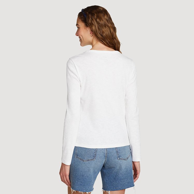Women's Infinity Slub Long-Sleeve Crew