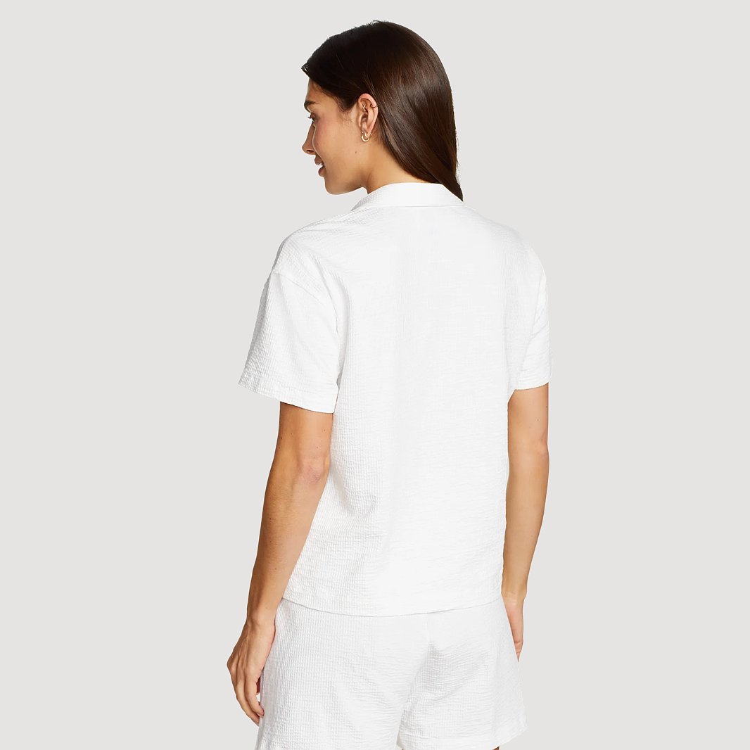 Women's Seersucker Camp Shirt