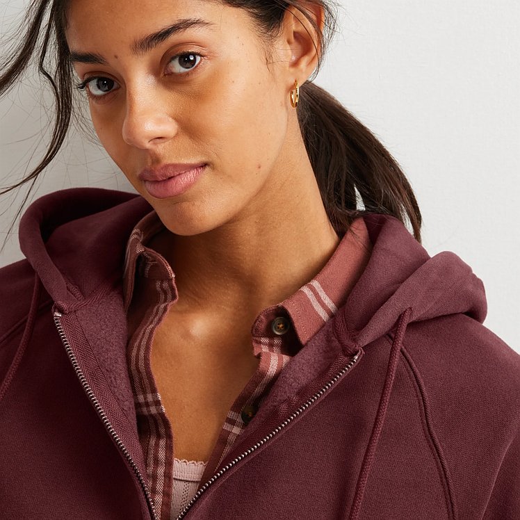 Women's Vintage Soft Full-Zip Hoodie