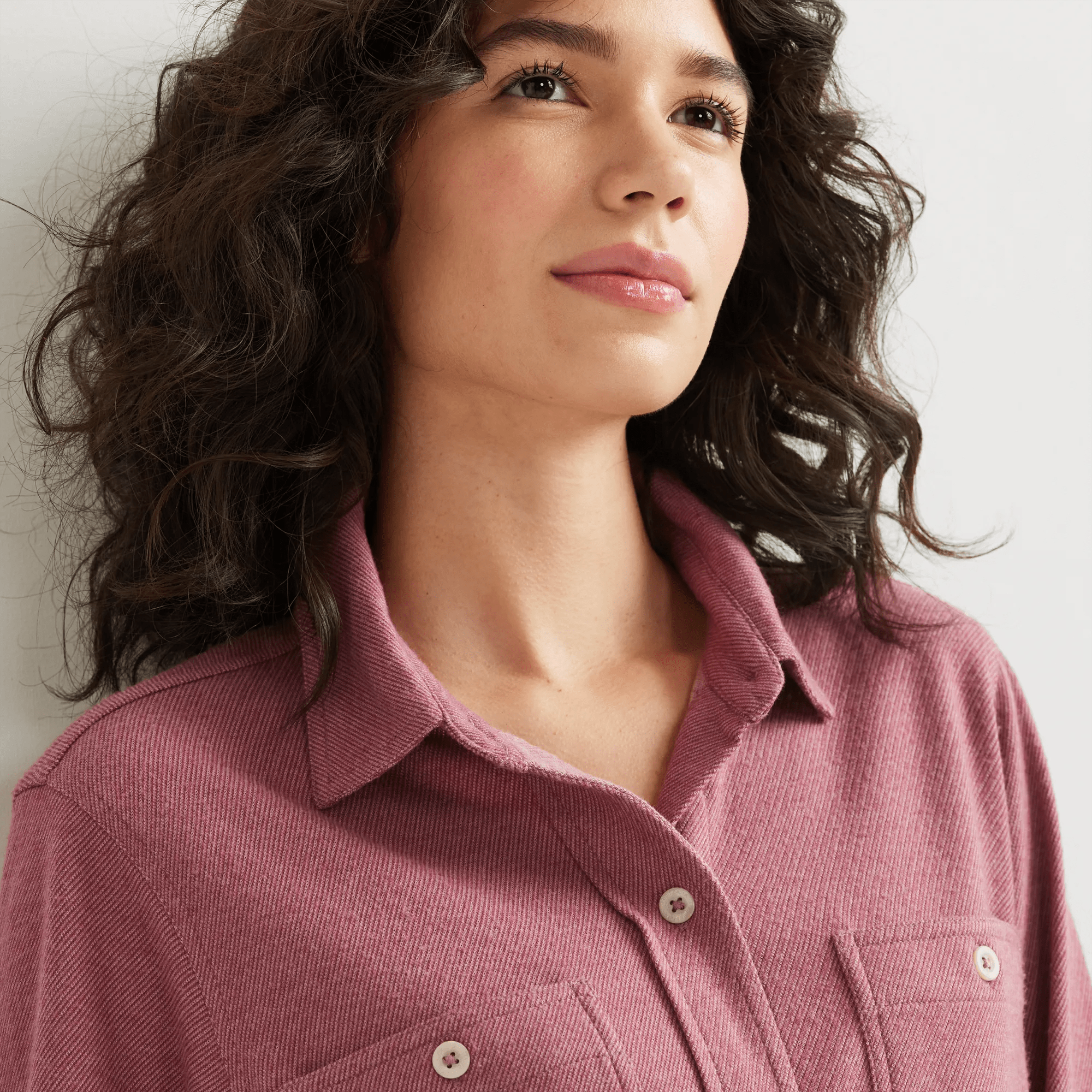 Soft Knit Button-Down Shirt