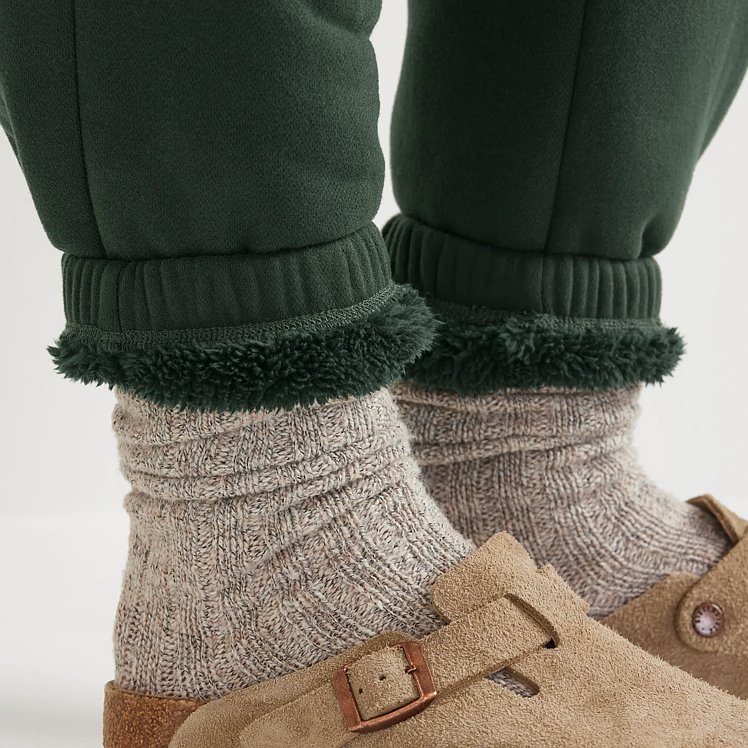 Women's Vintage Soft Faux Shearling-Lined Jogger Sweatpants