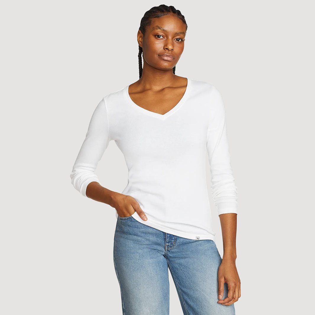 Women's Favorite Long-Sleeve V-Neck T-Shirt