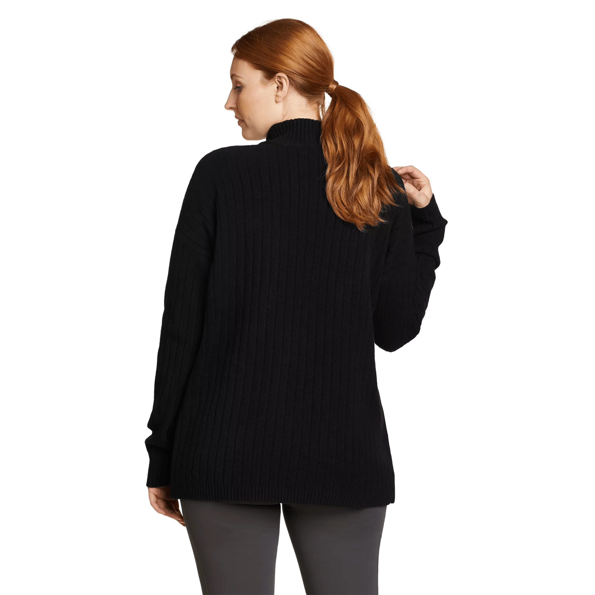 Alpine Route Essentials Ribbed Mock Neck Sweater