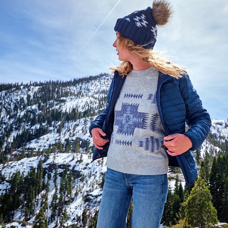 Women's Jacquard Sweater | Eddie Bauer Women's Jacquard Sweater | Eddie Bauer