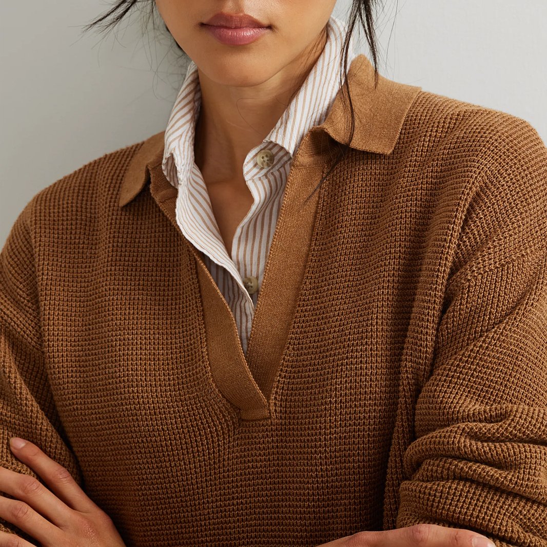Women's Signature Johnny Collar Sweater