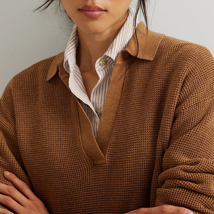 Women's Signature Johnny Collar Sweater