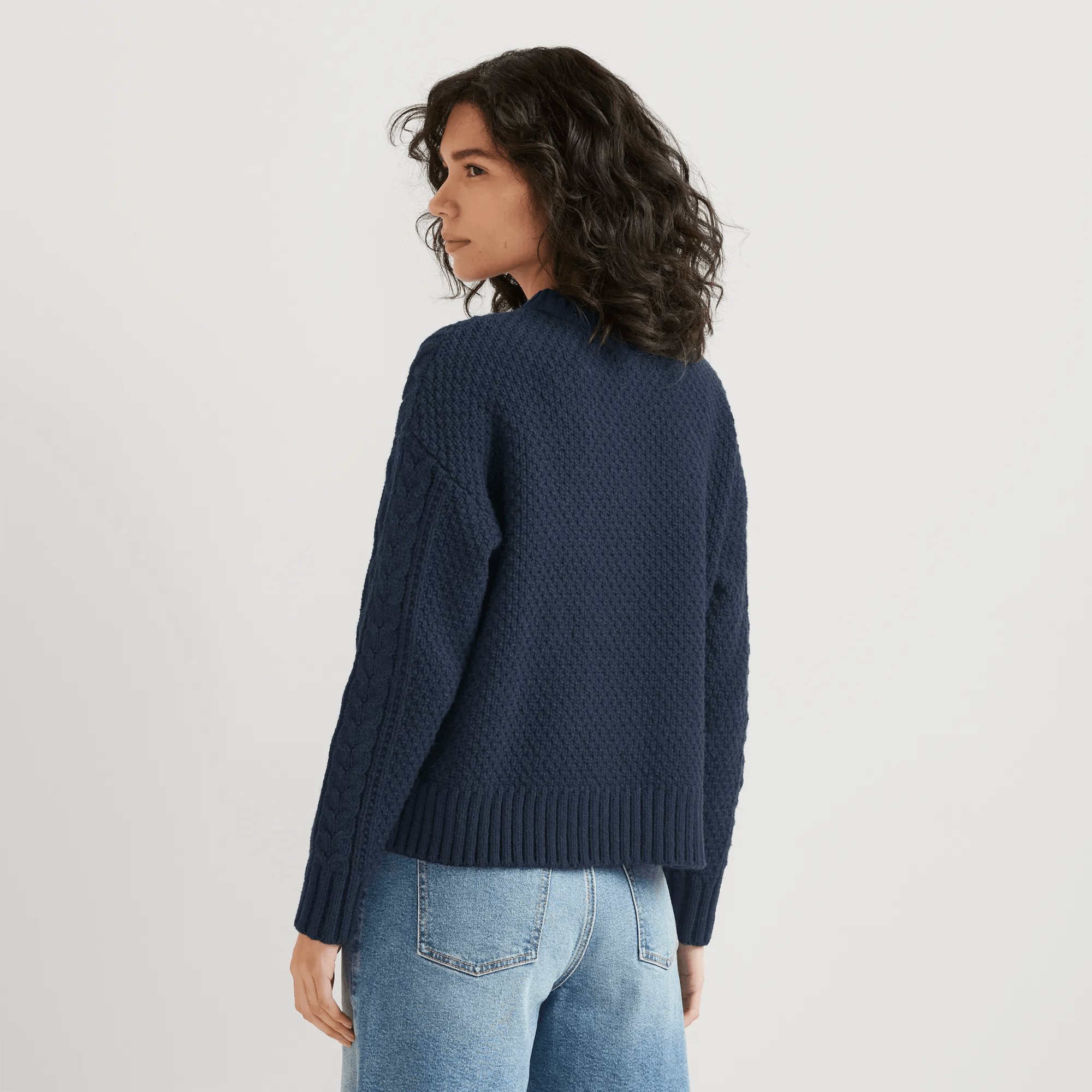Premium Heritage Cable Crew Sweater