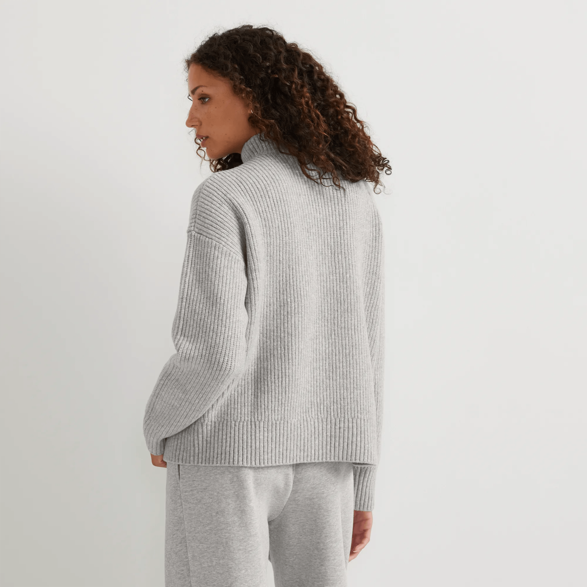 Alpine Route Scrunch Neck Sweater