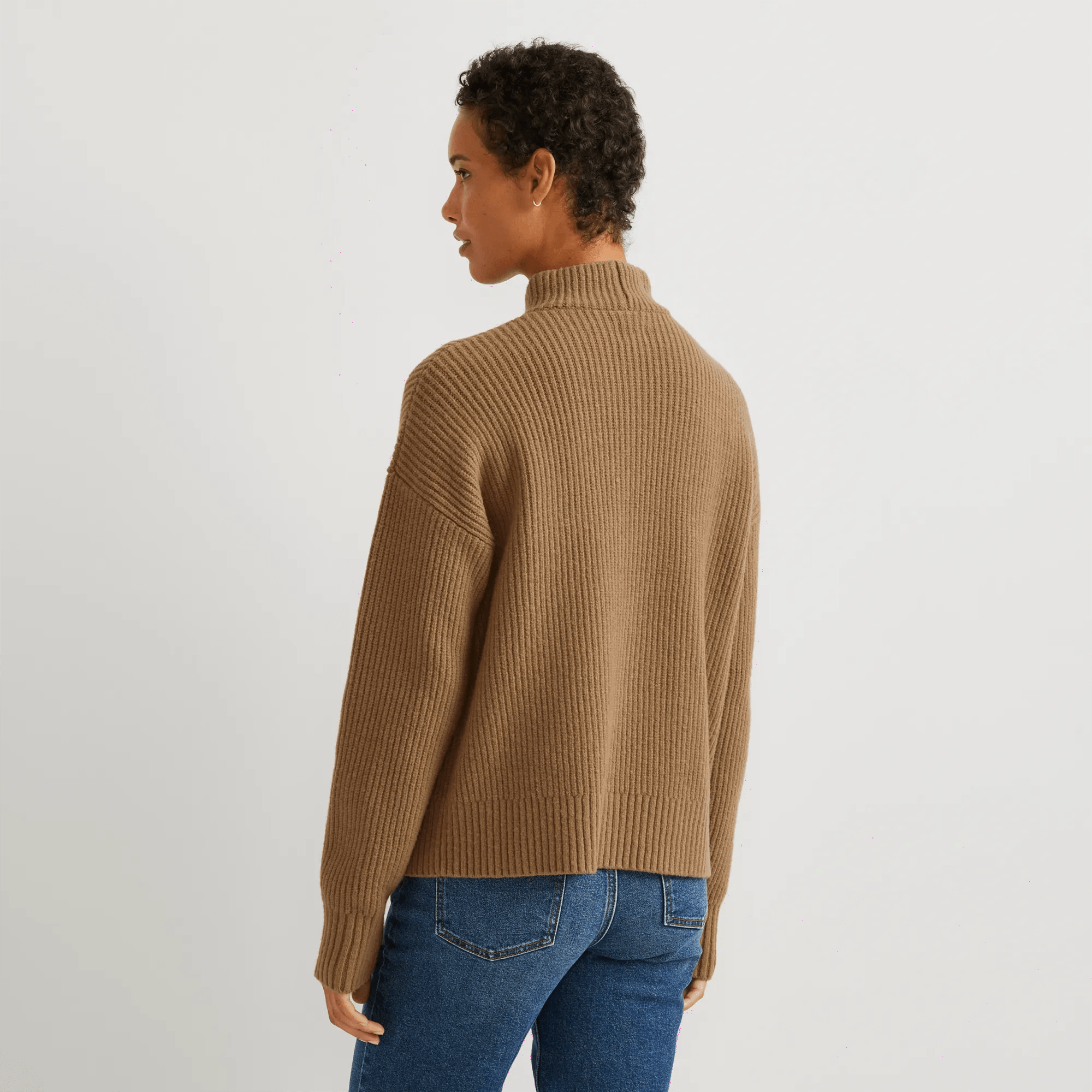 Alpine Route Scrunch Neck Sweater