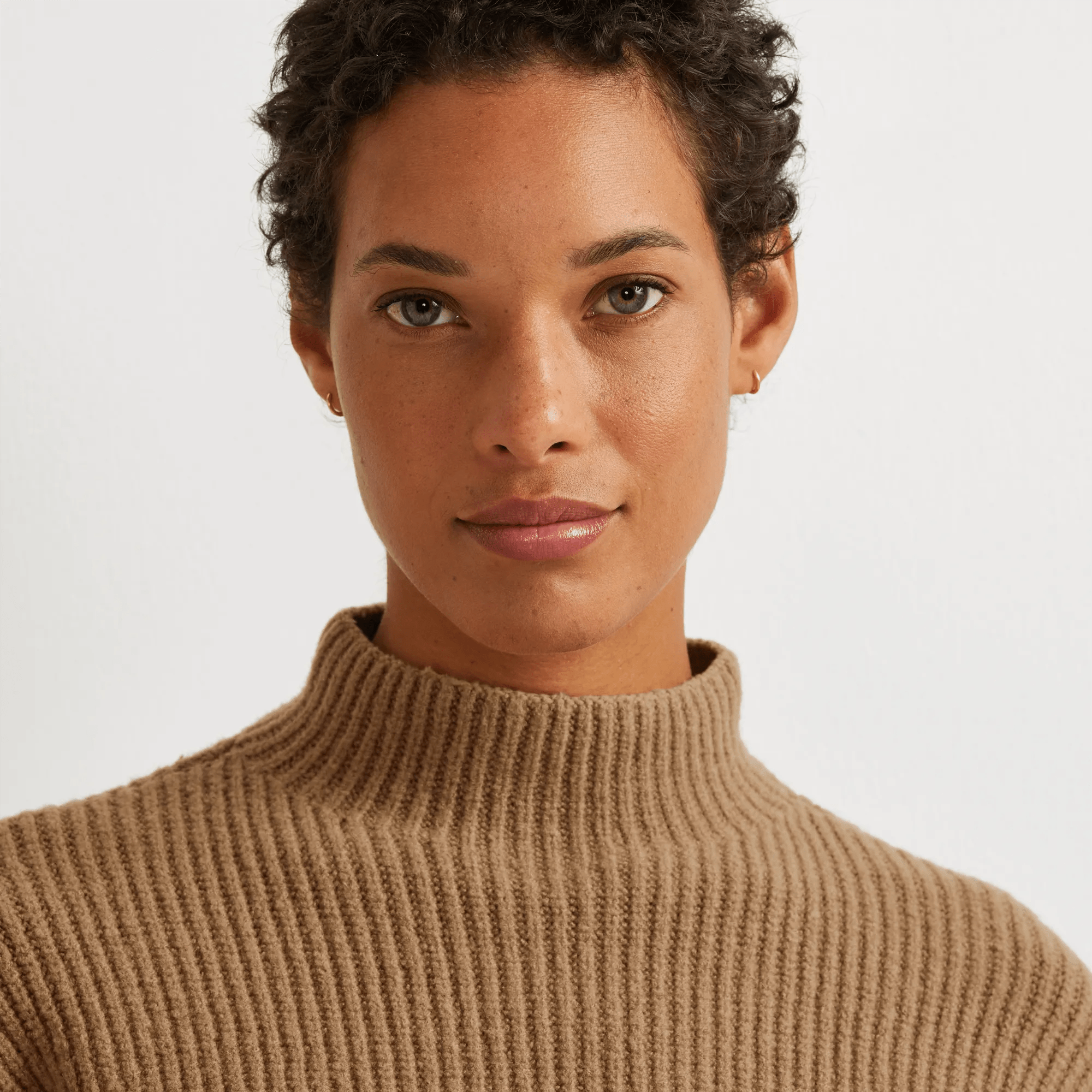 Alpine Route Scrunch Neck Sweater