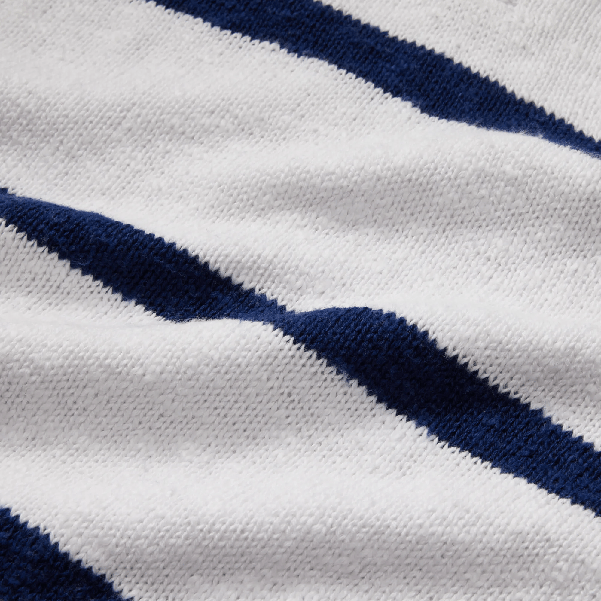 Striped 1/4-Zip Sweater