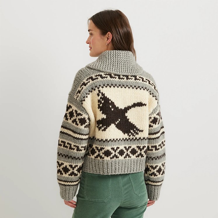 Women's Hand-knit Full-zip Cardigan | Eddie Bauer