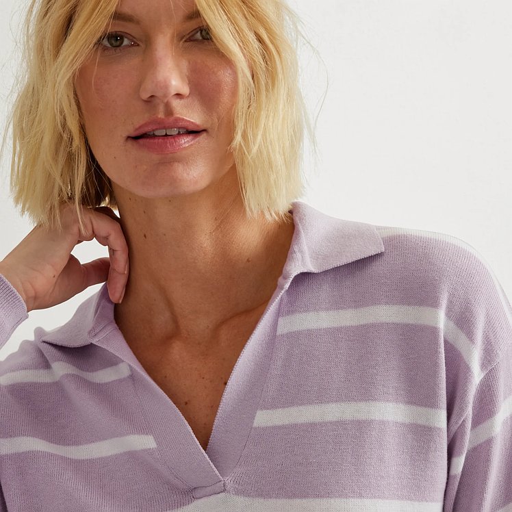 Women's Everyday Johnny Collar Sweater