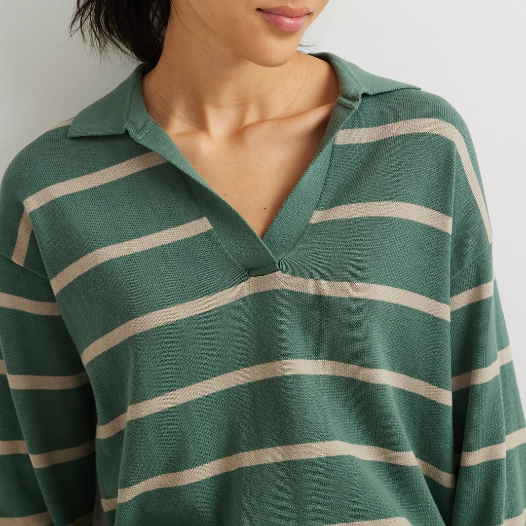 Women's Everyday Johnny Collar Sweater