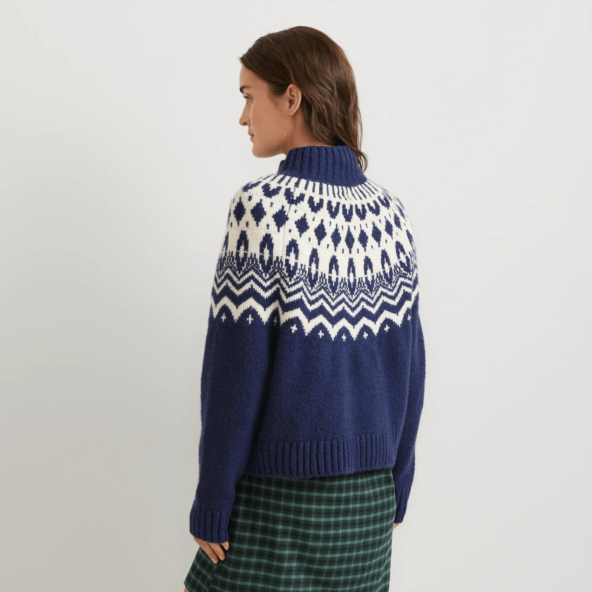 Warm Tidings Mock Neck Sweater