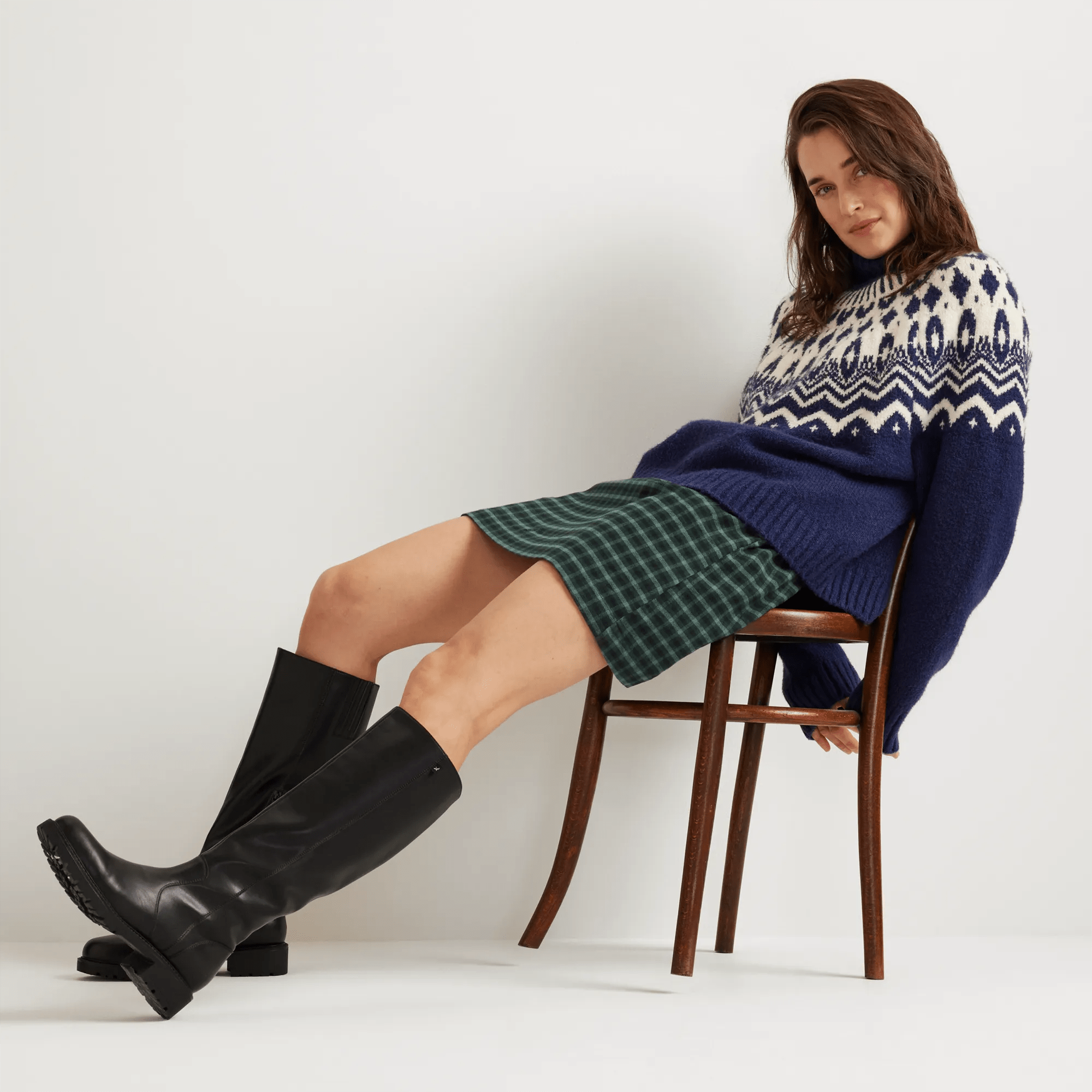 Warm Tidings Mock Neck Sweater