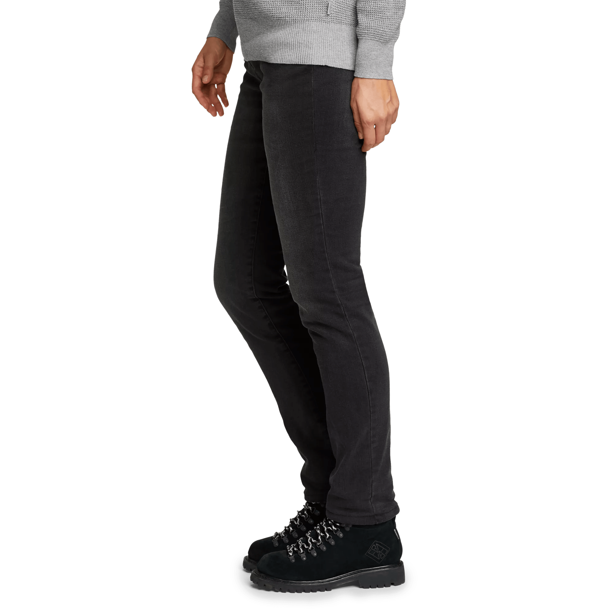 Voyager Fleece-Lined High-Rise Jeans - Slightly Curvy Slim Straight
