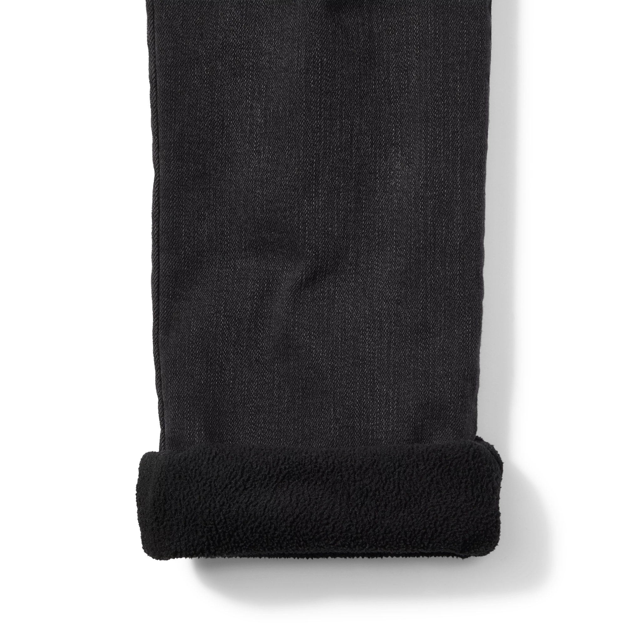 Voyager Fleece-Lined High-Rise Jeans - Slightly Curvy Slim Straight