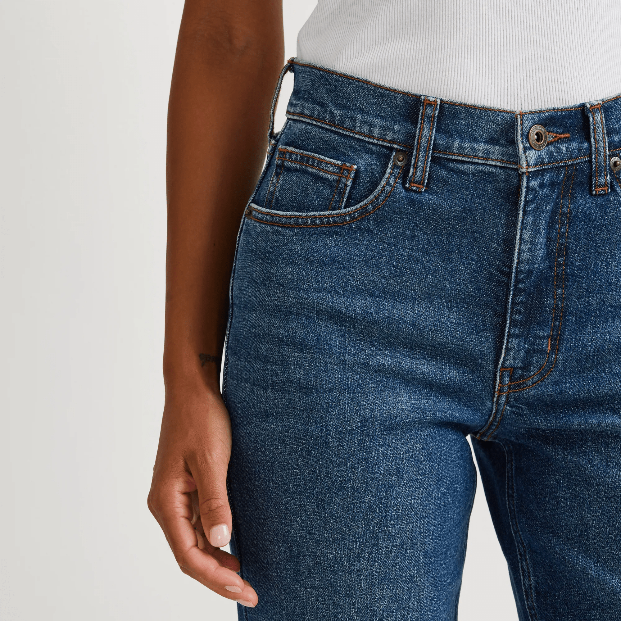Authentic High-Rise Straight Leg Jeans