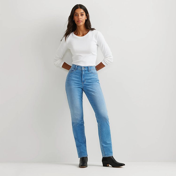 Women's Venture Stretch Straight Leg Jeans 