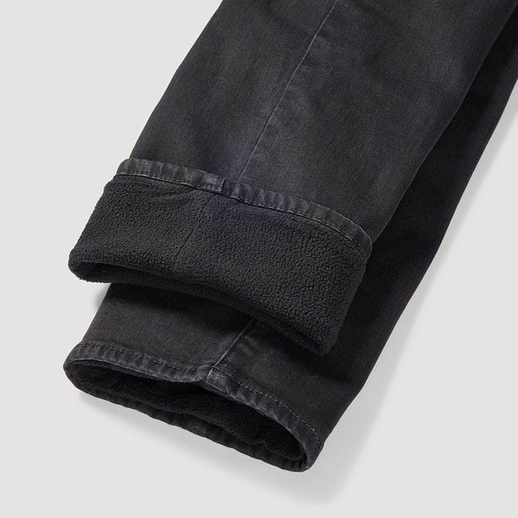 Women's Venture Stretch Fleece-Lined Slim Straight Leg Jeans