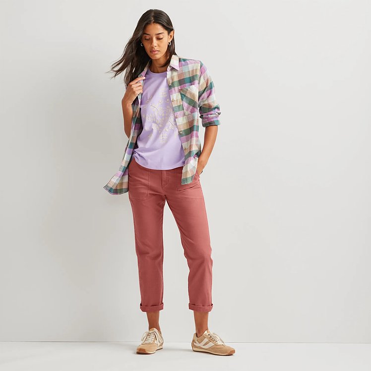Women's Utility Canvas Kick Crop 