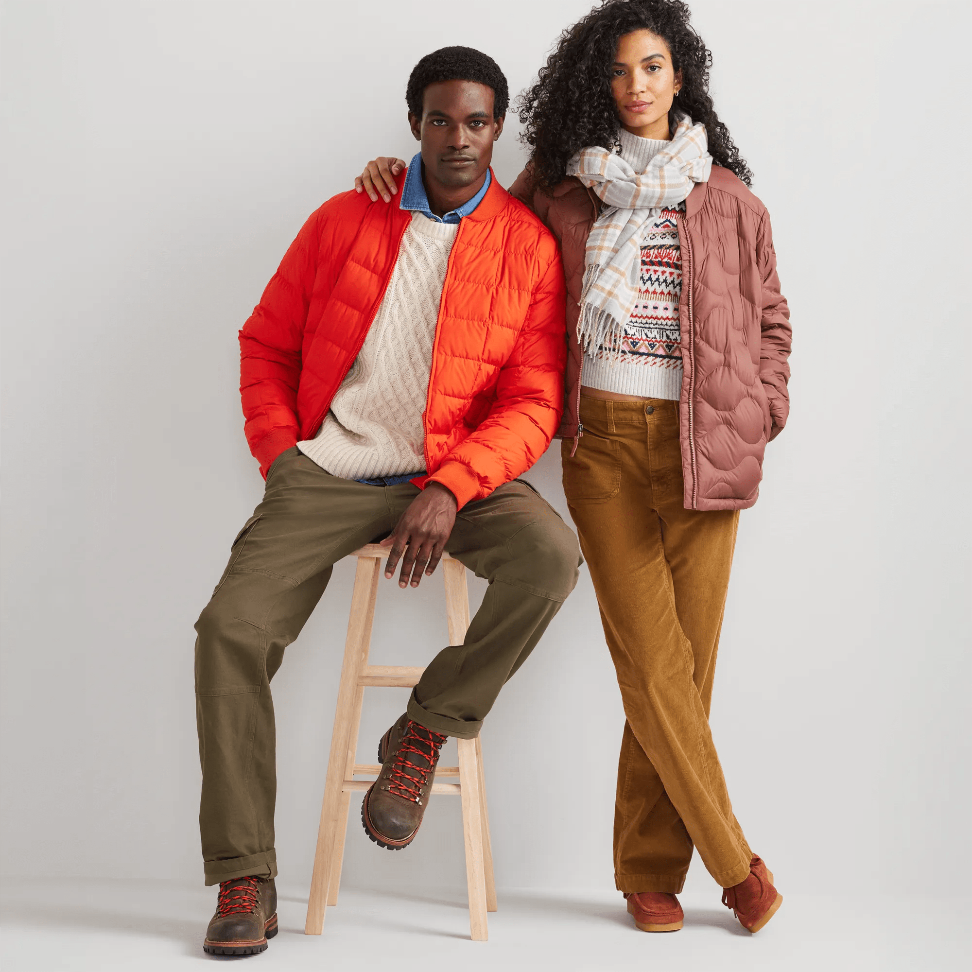 True Icon Stretch Straight Leg Corduroy Pants