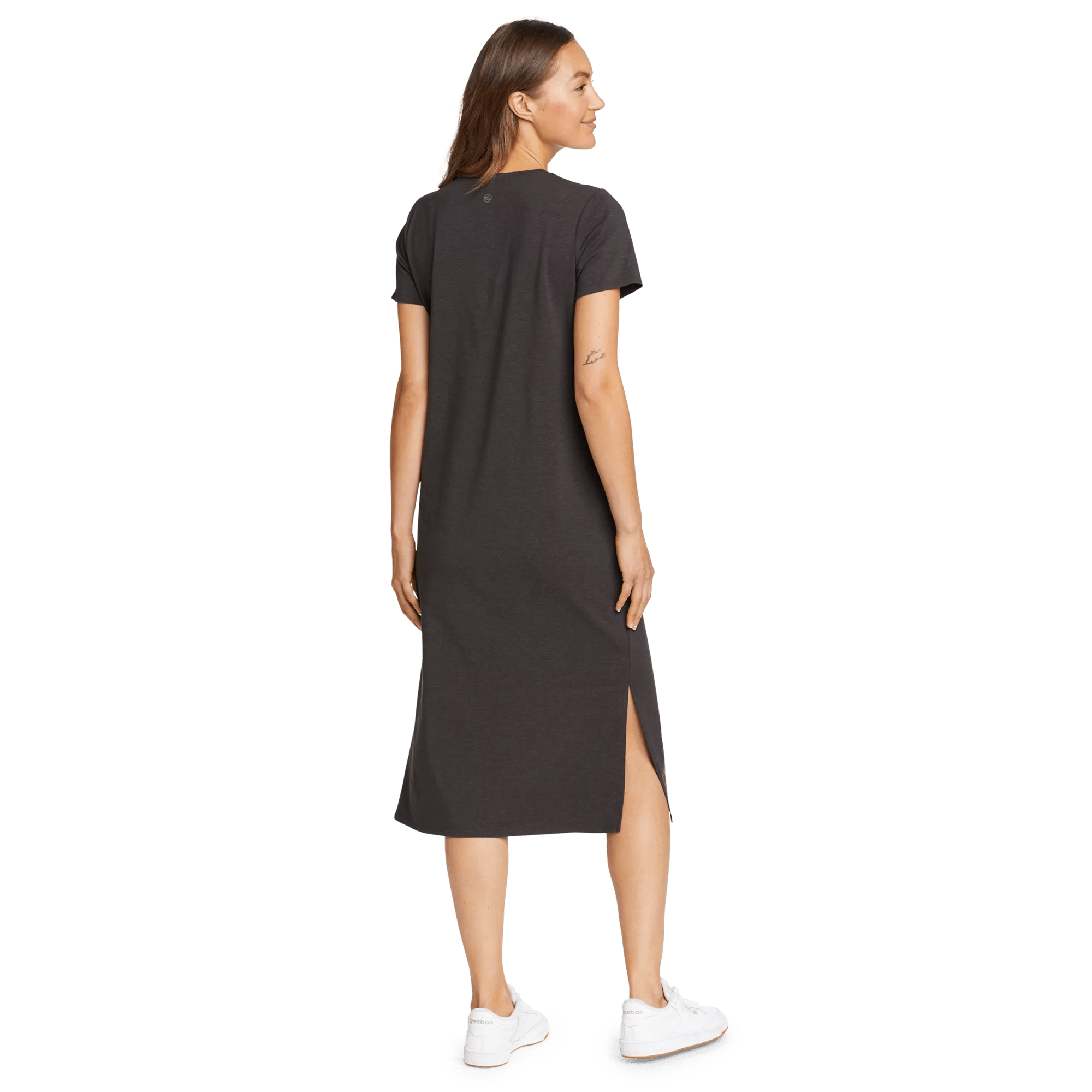 Meadow Trail Short-Sleeve Midi Dress