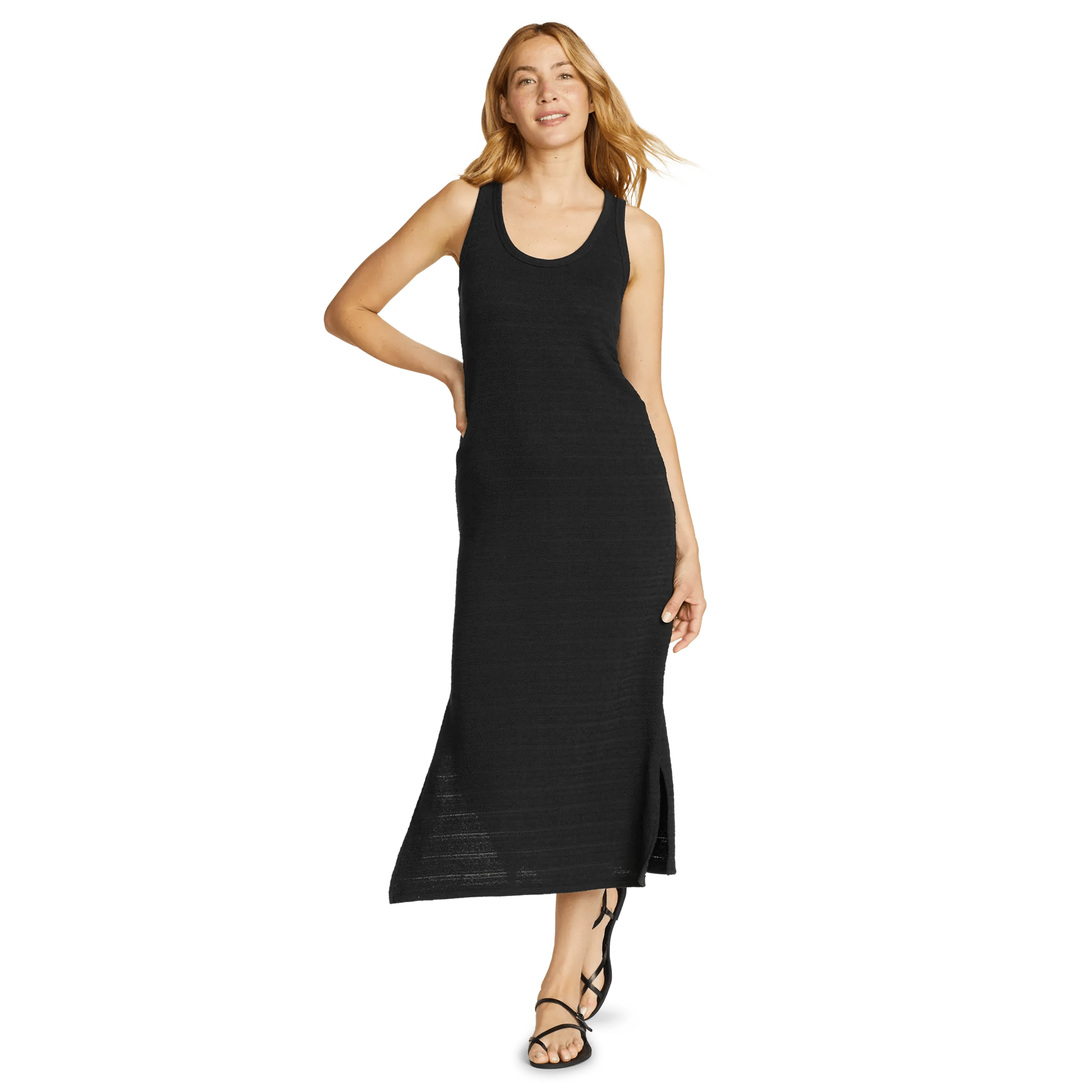 Beachy Slub-Texture Dress
