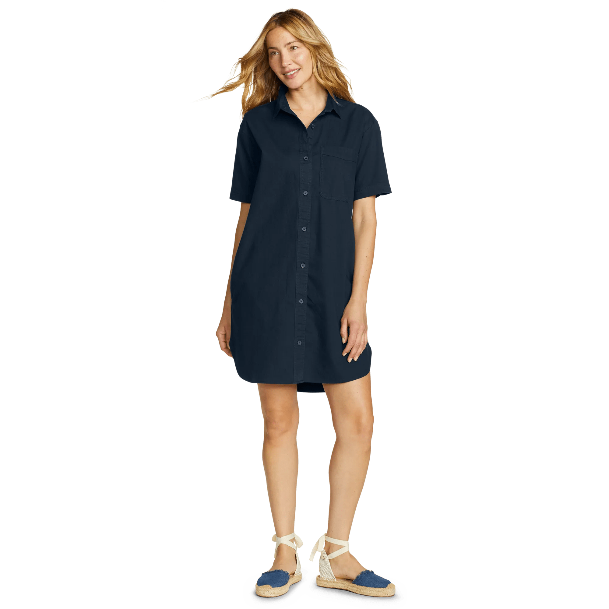 Everyday Cotton Shirt Dress
