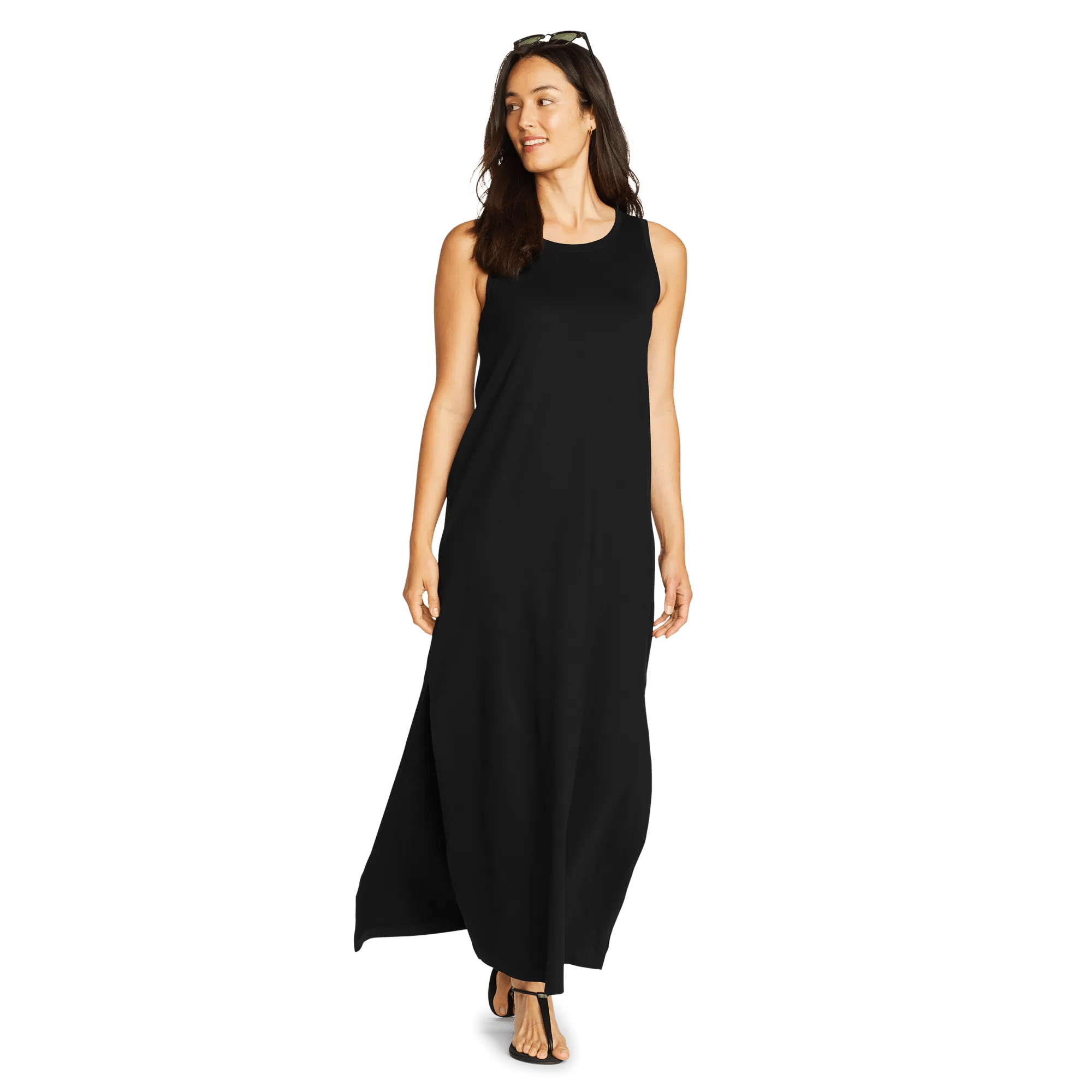 Coast and Climb Sleeveless Maxi Dress