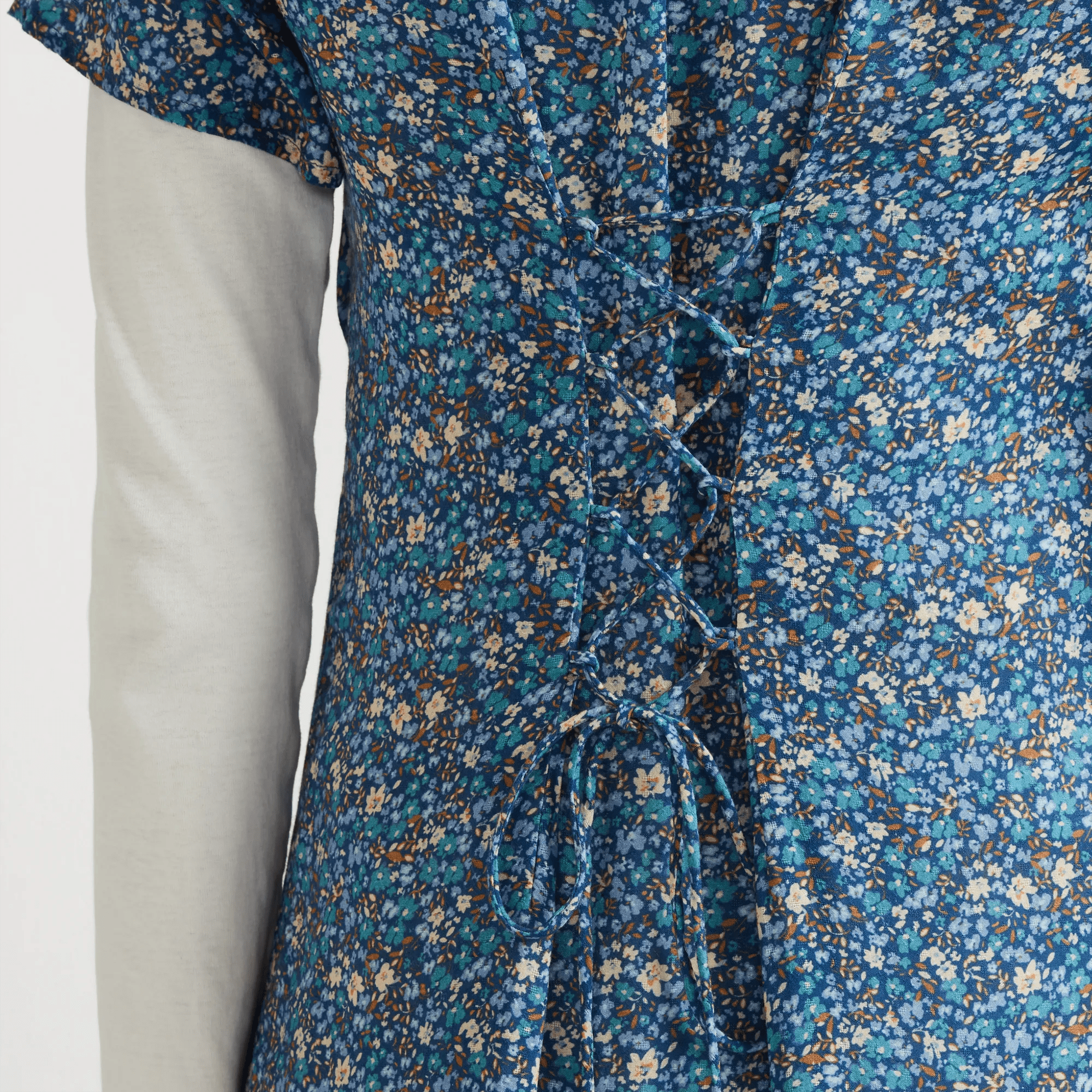 Button Front Midi Dress