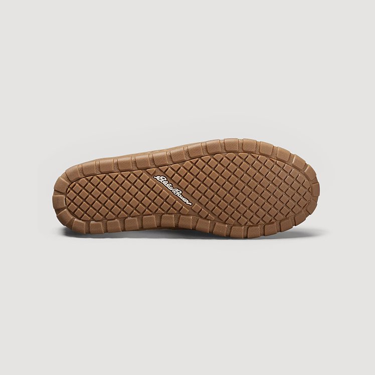 Men's Shearling-Lined Moccasin Slippers