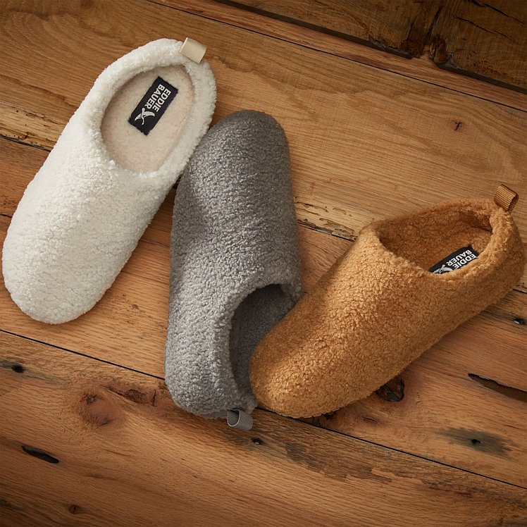 Women s Cozy Faux Shearling Scuffs Eddie Bauer
