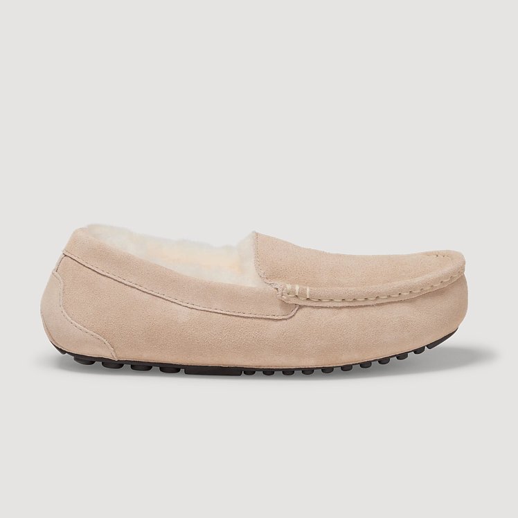Women's Shearling Moccasin Slippers