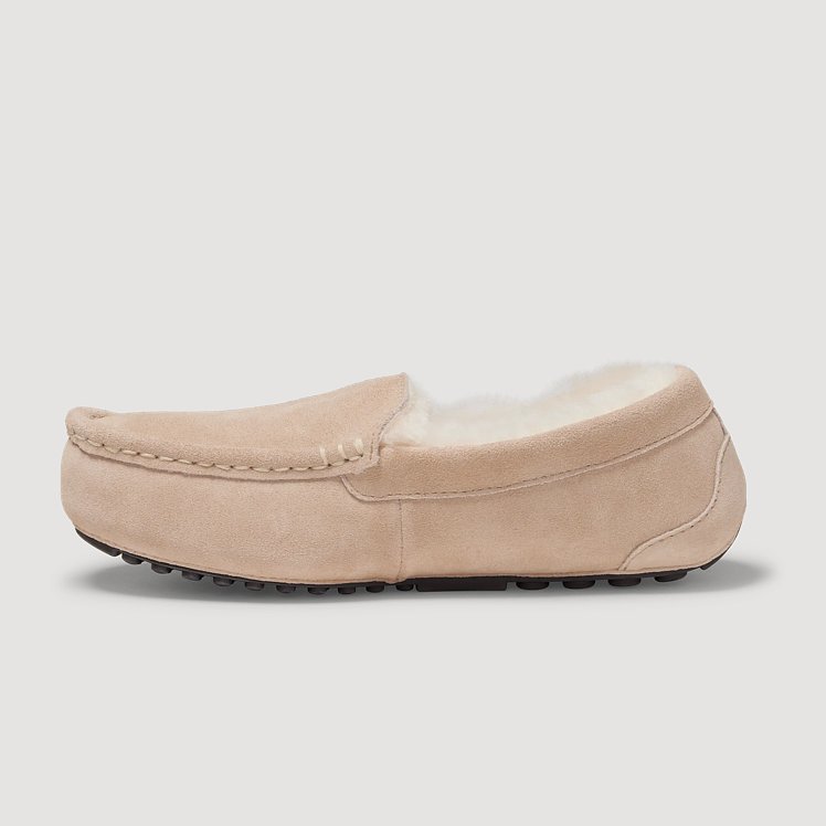 Women's Shearling Moccasin Slippers