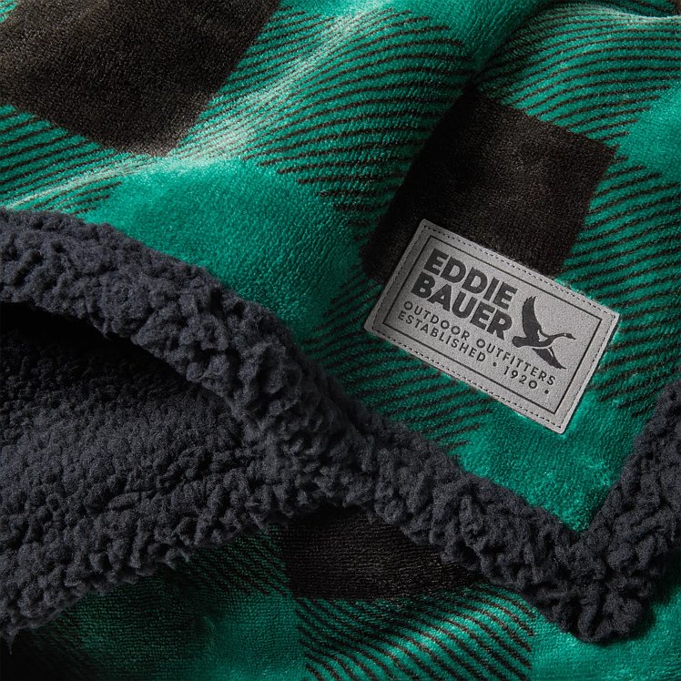 Eddie bauer cabin fleece blanket sale