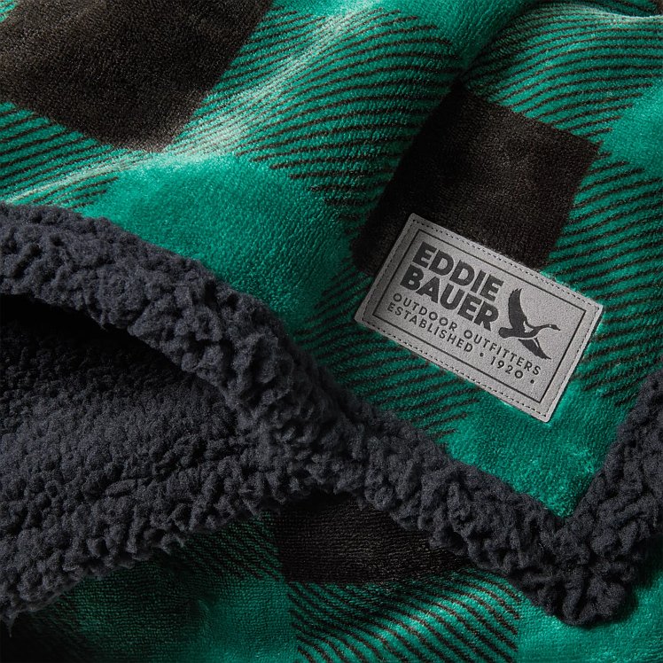 Eddie bauer cabin fleece blanket sale