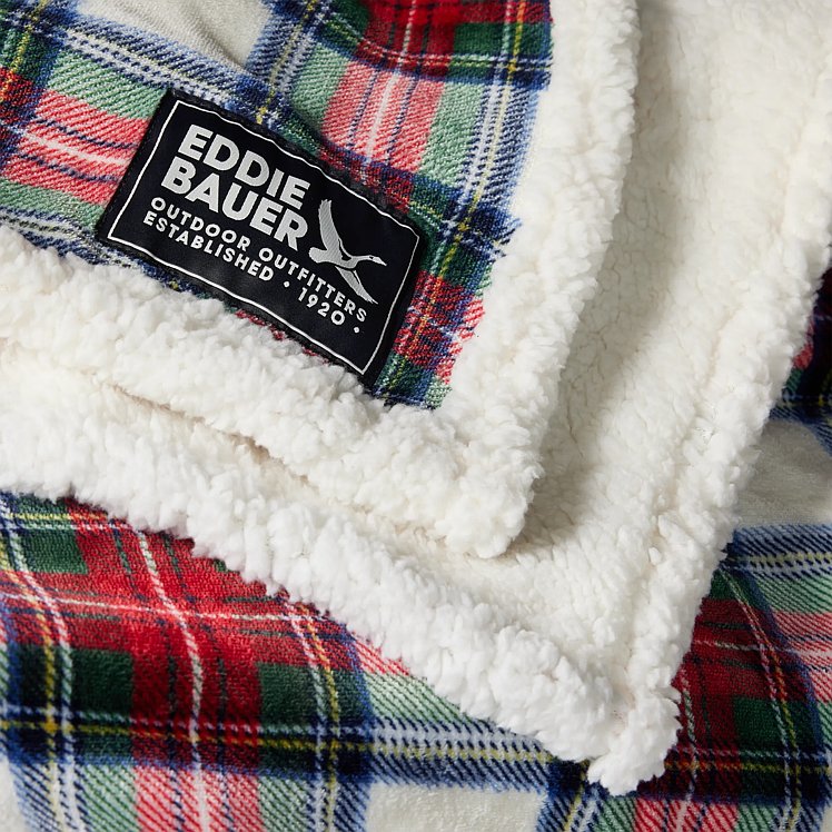 Eb Cabin Fleece Throw Eddie Bauer