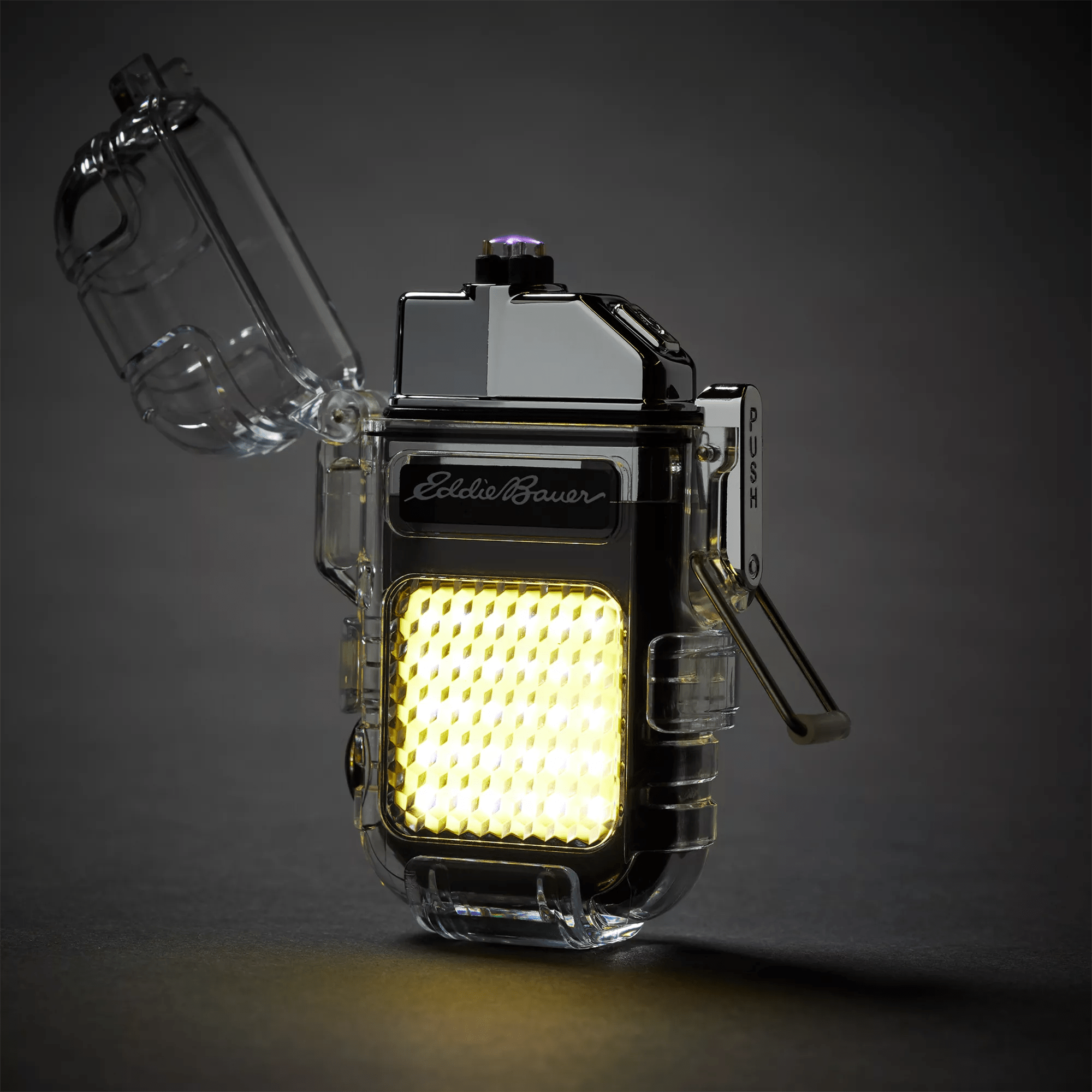 Rechargeable Dual Arc Lighter With Cob Light 