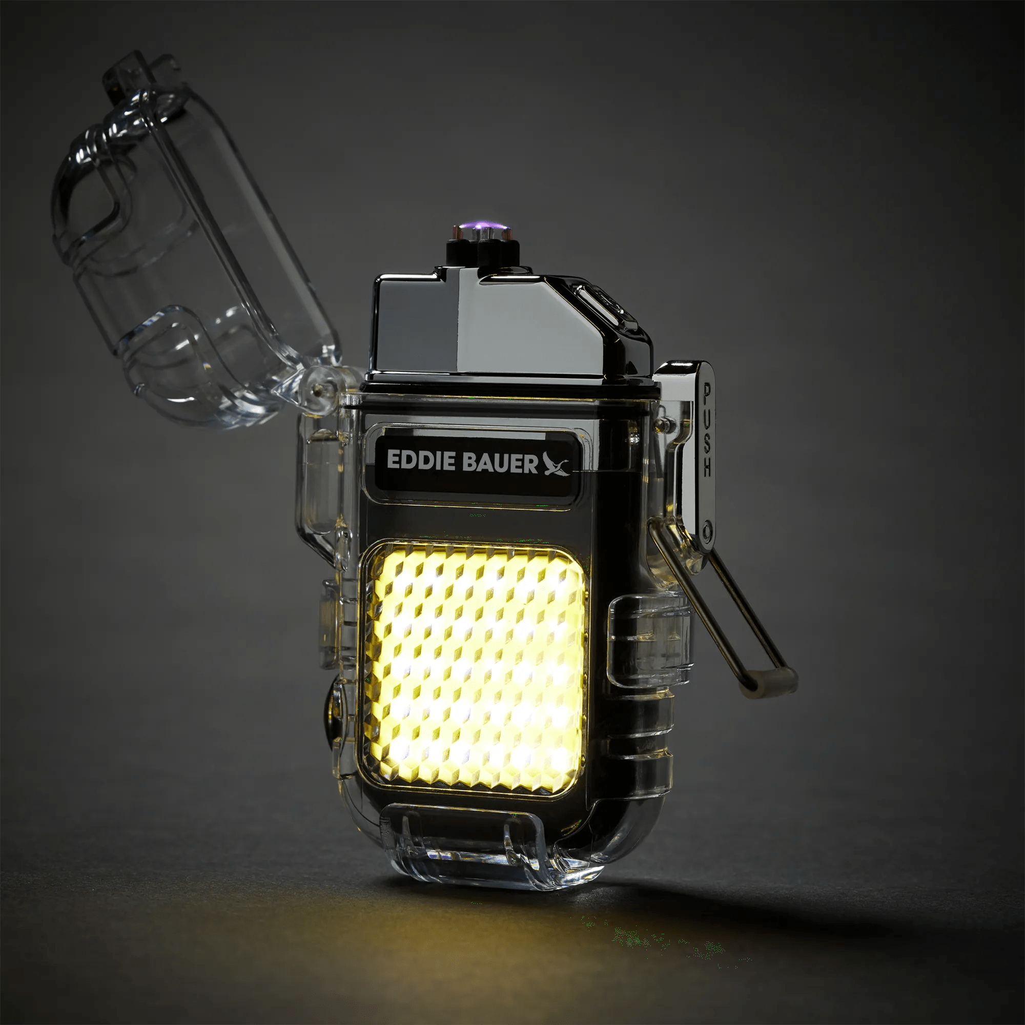 Rechargeable Dual Arc Lighter With Cob Light 