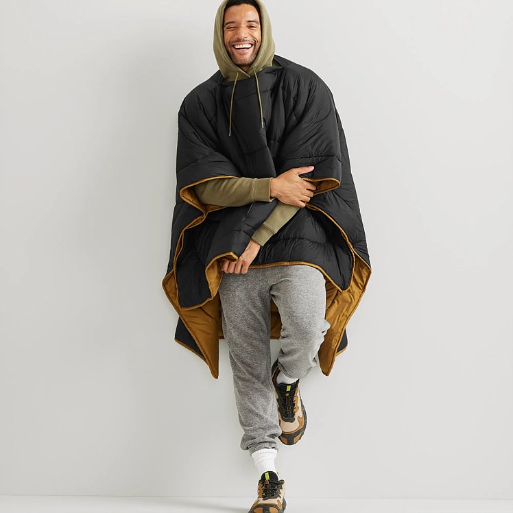 PonchoPuff  2-In-1 Poncho & Blanket