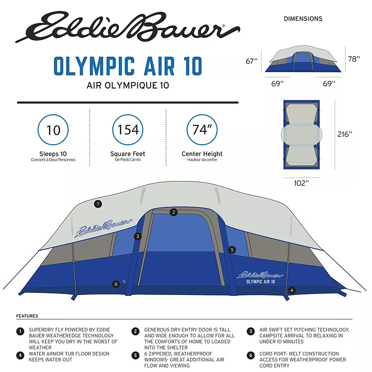 Eddie bauer tent replacement parts hotsell