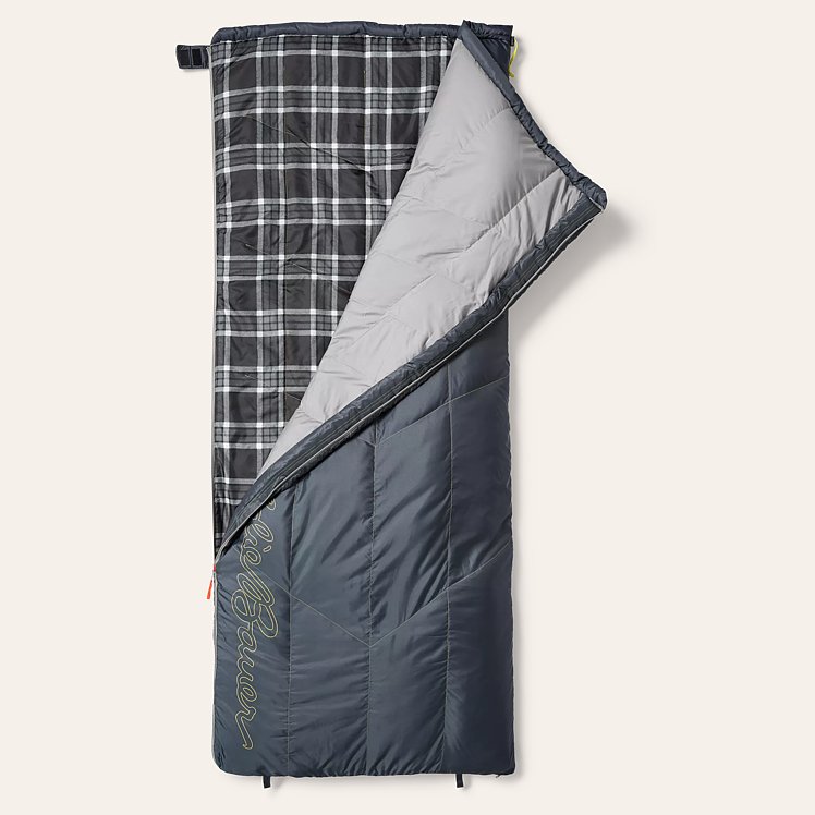 Rectangular down sleeping bag top