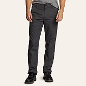 NEW Eddie Bauer Mens Black Fleece Lined Pant